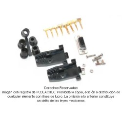 Kit de ensamble para remate de terminal macho en cable VGA