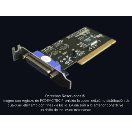 Tarjeta Paralela PCI bracket corto, 1 puerto externo DB25