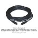 Cable Fibra ópica Toslink macho a macho de 15 m