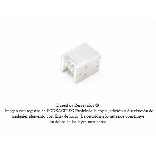 Conector USB hembra tipo B para armar, soldable