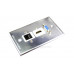 Placa Tapa VGA + HDMI 1.4 (4k + 3D + Ethernet) + Jack RJ45 Cat5e ponchable Aluminio