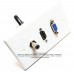 Placa Tapa VGA + HDMI 1.4 (4K + Ethernet) + audio Jack 3.5 mm ABS