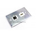Placa Tapa HDMI 4k + Jack RJ45 Cat6 ponchable Aluminio
