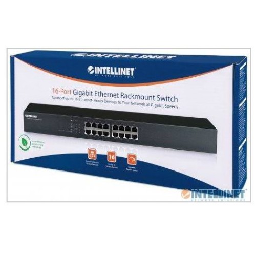 Switch Gigabit Ethernet para Montaje en Rack de 16 Puertos Switch Gigabit Ethernet para Montaje en Rack de 16 Puertos
