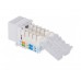 Jack RJ45 Cat5e Keystone Pro sin herramienta, con bloqueo 