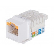 Jack RJ45 Cat6 Keystone Pro sin herramienta, con bloqueo 