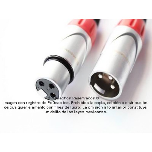 Cable para Micrófono Balanceado XLR SoundKing de 5 m