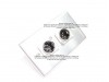 Placa Tapa XLR Canon macho doble soldable Aluminio