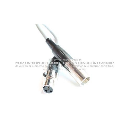 Cable Extensión Mini XLR macho a hembra de 40 m