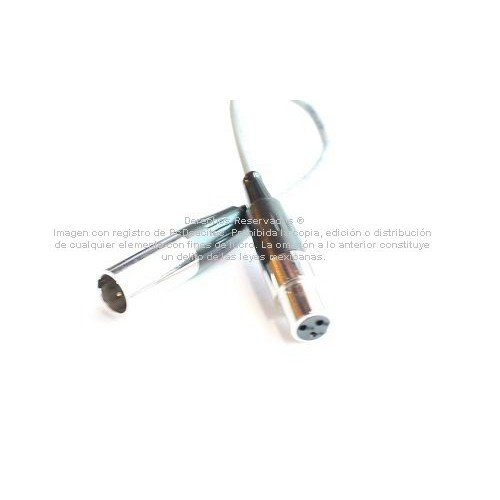Cable Extensión Mini XLR macho a hembra de 40 m