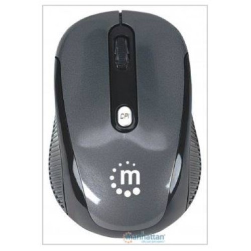 Mouse Inalámbrico Wireless Optico "Performance" Negro con Plata