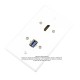 Placa Tapa HDMI 4k + USB 3.0 en ABS Placa Tapa HDMI 4k + USB 3.0 en ABS