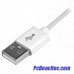 Cable de 1m USB a Conector Apple Lightning Delgado de 8 Pines para iPod, iPad, iPhone