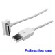 Cable Cargador 1m Conector Dock Connector 30 Pin Acodado Abajo de Apple a USB 2.0 iPod, iPhone y iPad