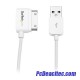 Cable Cargador 1m Conector Dock de Apple Ángulo Derecho 30 Pines a USB iPod, iPhone, iPad