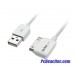 Cable Cargador 1m Conector Dock de Apple Ángulo Derecho 30 Pines a USB iPod, iPhone, iPad