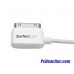 Cable Cargador 1m Conector Dock de Apple Ángulo Derecho 30 Pines a USB iPod, iPhone, iPad
