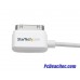 Cable Cargador 1m Conector Dock de Apple Ángulo Derecho 30 Pines a USB iPod, iPhone, iPad