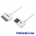Cable Cargador 1m Conector Dock Connector de Apple 30 Pines a USB en Ángulo Izquierdo iPod, iPhone, iPad