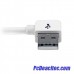 Cable Cargador 1m Conector Dock Connector de Apple 30 Pines a USB en Ángulo Izquierdo iPod, iPhone, iPad
