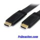 Cable HDMI plano 4K macho a macho de 3 m con Ethernet