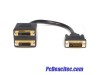 Splitter Divisor Compacto de Video DVI-D de 2 Puertos