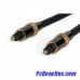 Cable Fibra ópica Toslink macho a macho, negro 6 m