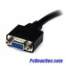 Cable Adaptador de 20cm DVI-I a VGA - DVI-I Macho HD15 Hembra