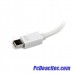 Convertidor Mini DisplayPort a VGA DVI o HDMI 1080p 1920x1200 Blanco