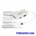 Convertidor Mini DisplayPort a VGA DVI o HDMI 1080p 1920x1200 Blanco