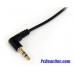 Cable 91cm de Audio Estéreo plug a plug 3.5 mm en Ángulo Derecho