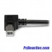 Cable USB de 1m para Impresora Acodado USB A Macho a USB B Macho Derecho
