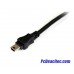 Cable de 1.8 m USB en Y para Discos Duros Externos 2 x USB A Macho a 1 x USB Mini B Macho