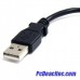 Cable Adaptador de 15 cm USB A Macho a Micro USB B Macho para Teléfono Celular Carga y Datos