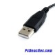 Cable USB 2.0 de 1.8m A Macho a Micro B Macho en Ángulo Izquierdo