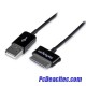 Cable 2 m Conector Dock USB para Samsung Galaxy Tab  Negro  USB A Macho