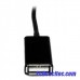 Cable Adaptador USB OTG para Samsung Galaxy Tab Negro USB A Hembra
