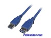 Cable 1 m de Extensión USB 3.0 SuperSpeed macho hembra