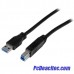 Cable USB 3.0 extensión tipo A macho a B macho de 2 m 
