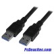 Cable extensión USB 3.0 M-M SuperSpeed tipo A de 30 cm 