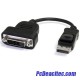 Adaptador Convertidor de Video DisplayPort DP a DVI - 1920x1200 - Activo