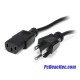 Cable 3.6 m de Corriente para PC de C13 a NEMA5-15P 18 AWG