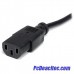 Cable 91 cm de Corriente para PC C13 a NEMA5-15P 14AWG 