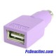 Adaptador Teclado USB hembra a PS2 macho Adaptador Teclado USB hembra a PS2 macho