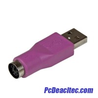 Adaptador de Teclado PS2 hembra a USB macho Adaptador de Teclado PS2 hembra a USB macho