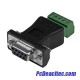 Adaptador de Serial RS422 RS485 DB9 a Bloque de Terminales