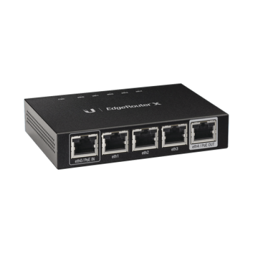EdgeRouter X de 5 puertos Gigabit con funciones avanzadas de ruteo
