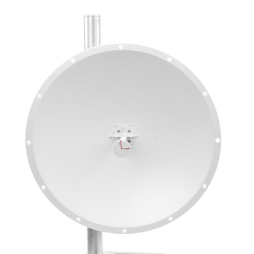 Antena Direccional con Frecuencia Extendida / 4.8 - 6.5 GHz / 28 dBi /  Jumper incluido con conector N-Macho / Polaridad en 90º y 45º / Montaje incluido para torre o mástil  