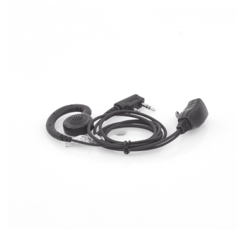 Micrófono de solapa con audífono ajustable al oído para KENWOOD TK3230/3000/3402/3312/3360/3170,NX240/340/220/320/420, TKD240/340