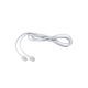 Cable adaptador telefónico RJ11 a RJ45, plano, color negro, 1.5 m